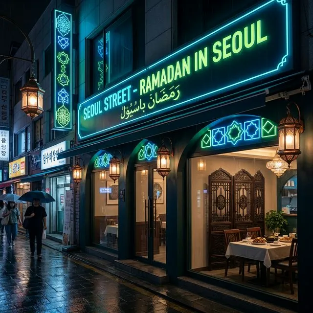 Seoul Street Ramadan